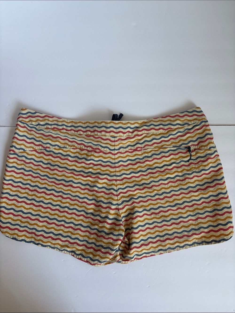 Patagonia Wavefarer board short 5” multicolor wavy stripe drawstring waist - Picture 8 of 16